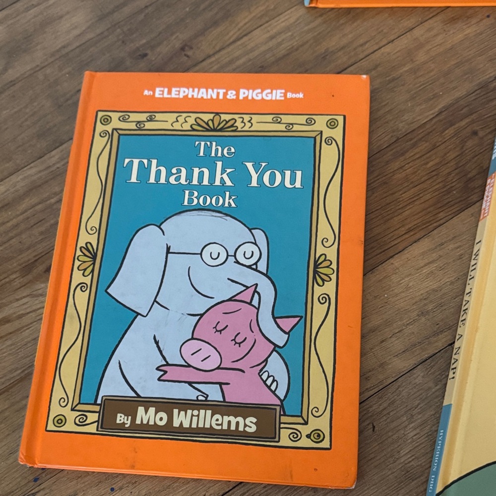 'The Thank You Book' - Vibrant Orange Cover